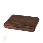 Desktop Humidor Matte Finish 10 Cigars - Walnut