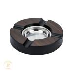Ebony Matte Polish Ashtray - Brown