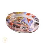 Cuba Art Glass Ashtray