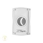 S.T. Dupont Maxi Jet Cigar Cutter Guillotine Silver Grid