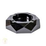Octagonal 4 Cigar Ashtray - Black
