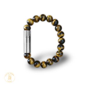 Les Fines Lames Punch Bracelet Steel 8MM Beads
