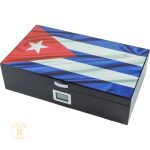 Cuban Flag Digital Humidor - 40 Cigars